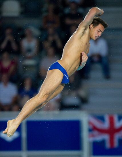 Synchronized diving European Diving Championship. Men's 10 m