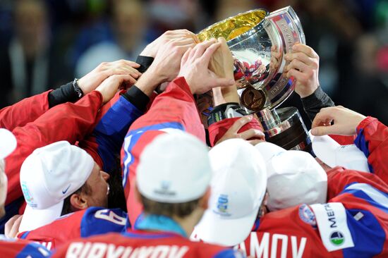 Hockey World Championship. Final match Russia - Slovakia