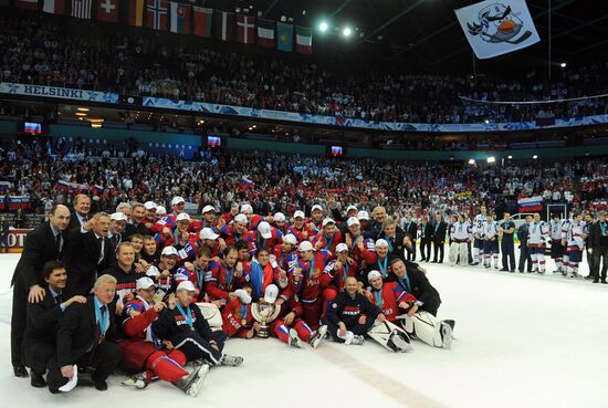 Hockey World Championship. Final match Russia - Slovakia