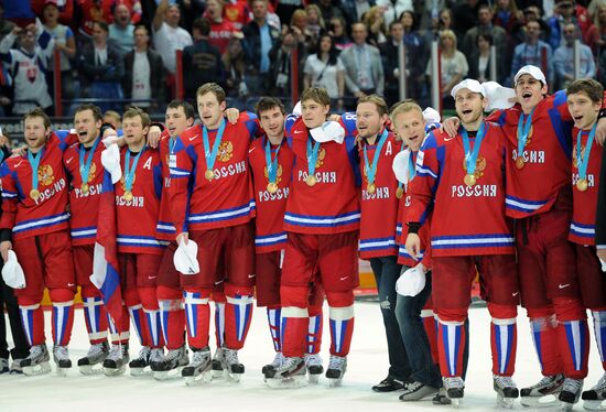 Hockey World Championship. Final match Russia - Slovakia