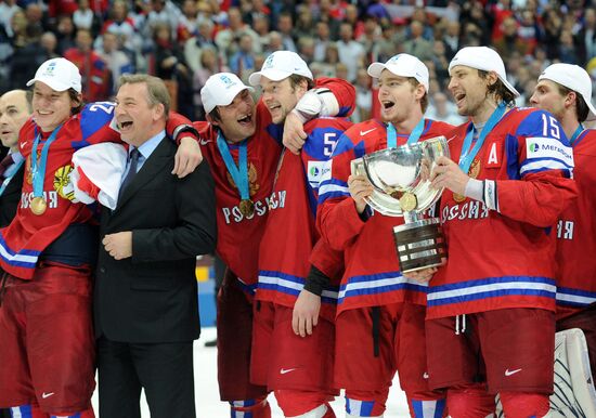 Hockey World Championship. Final match Russia - Slovakia