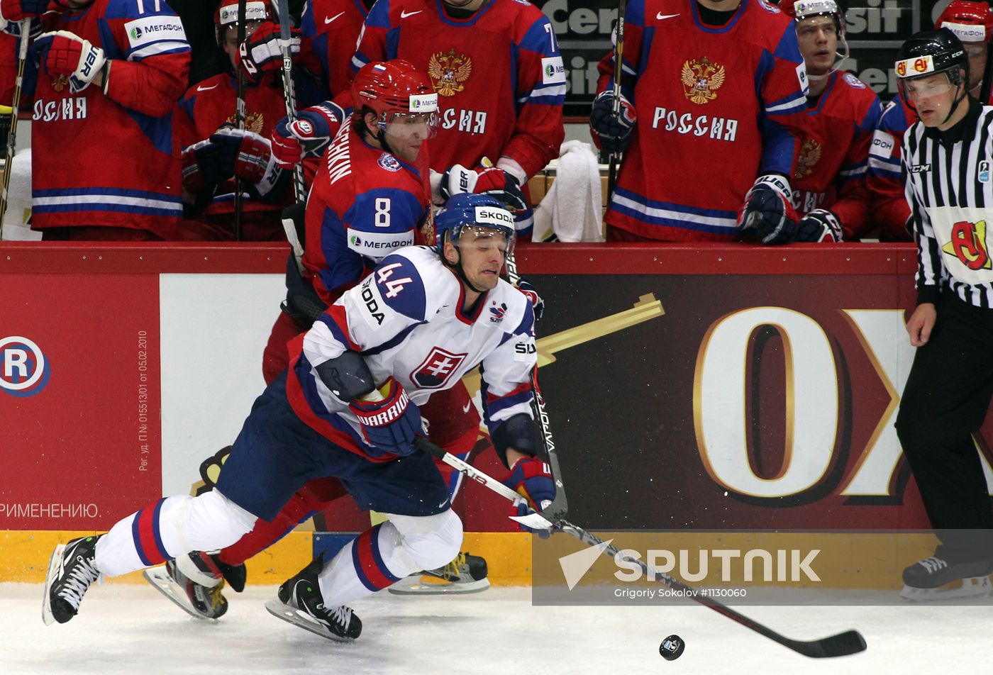 Hockey World Championship. Match Russia - Slovakia