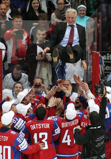 Hockey World Championship. Match Russia - Slovakia