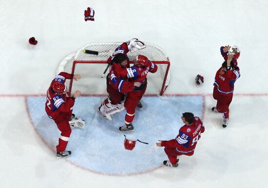 Hockey World Championship. Final match Russia - Slovakia