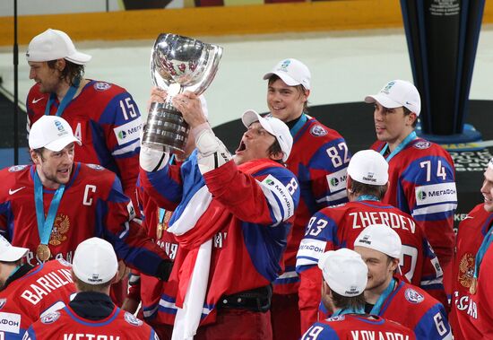 Hockey World Championship. Final match Russia - Slovakia