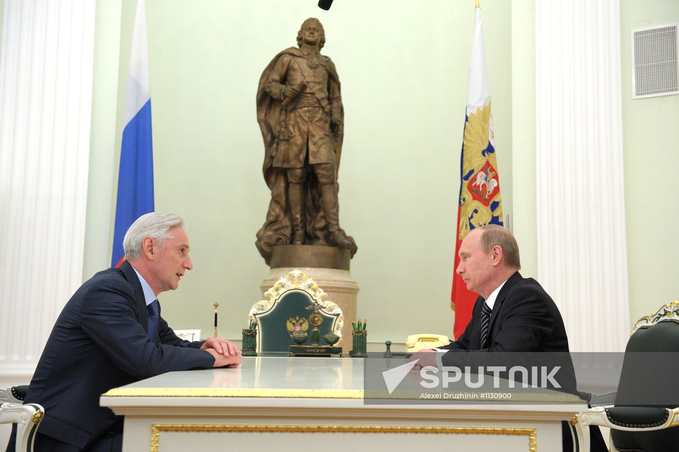 Vladimir Putin meets with Zinetula Bilyaletdinov