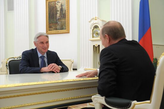 Vladimir Putin meets with Zinetula Bilyaletdinov