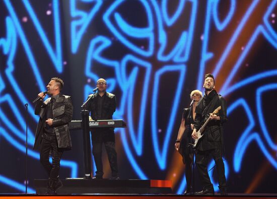 Dress rehearsal before first semifinal of "Eurovision" contest