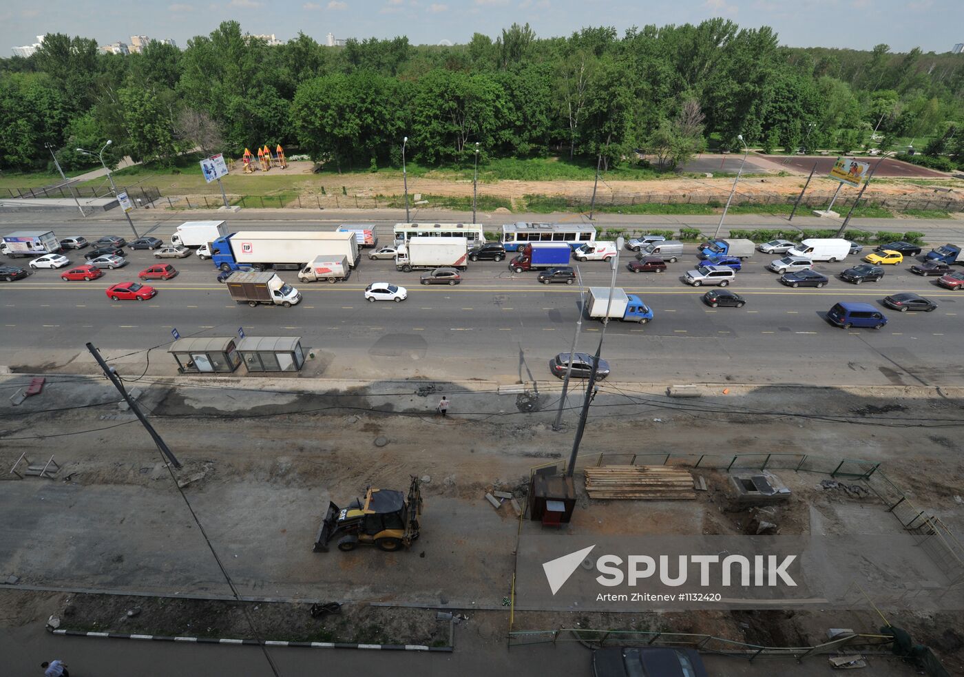 Reconstruction of Shosse Entuziastov in Moscow