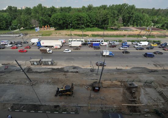 Reconstruction of Shosse Entuziastov in Moscow