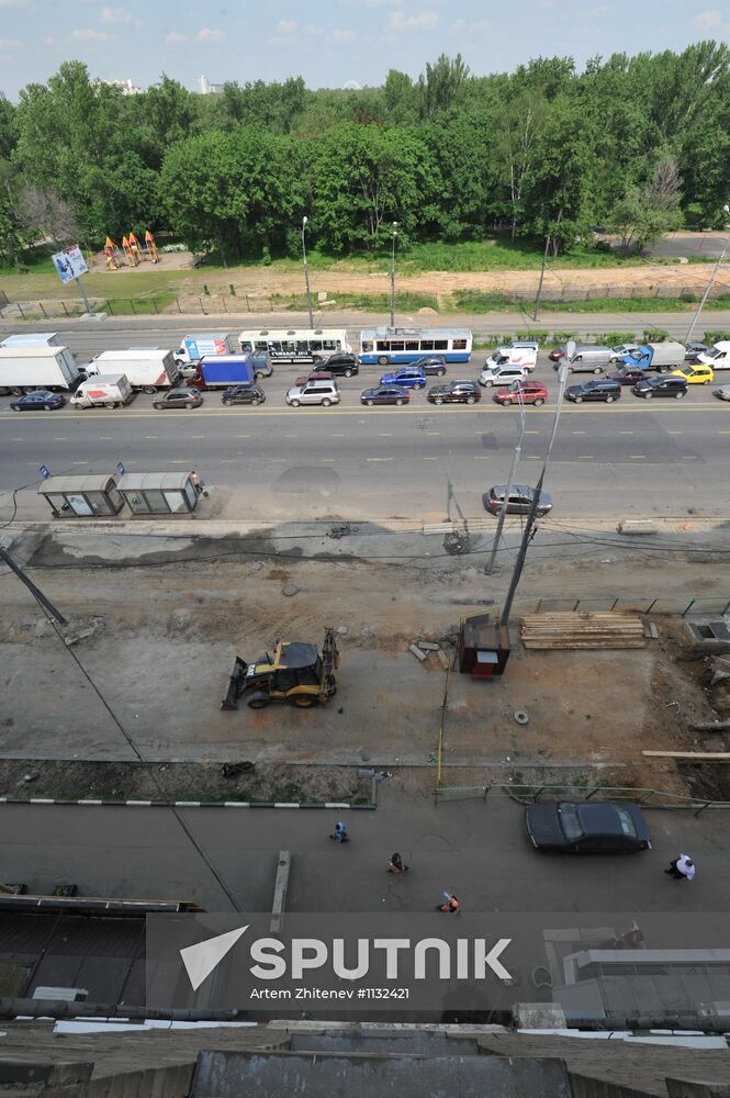 Reconstruction of Shosse Entuziastov in Moscow