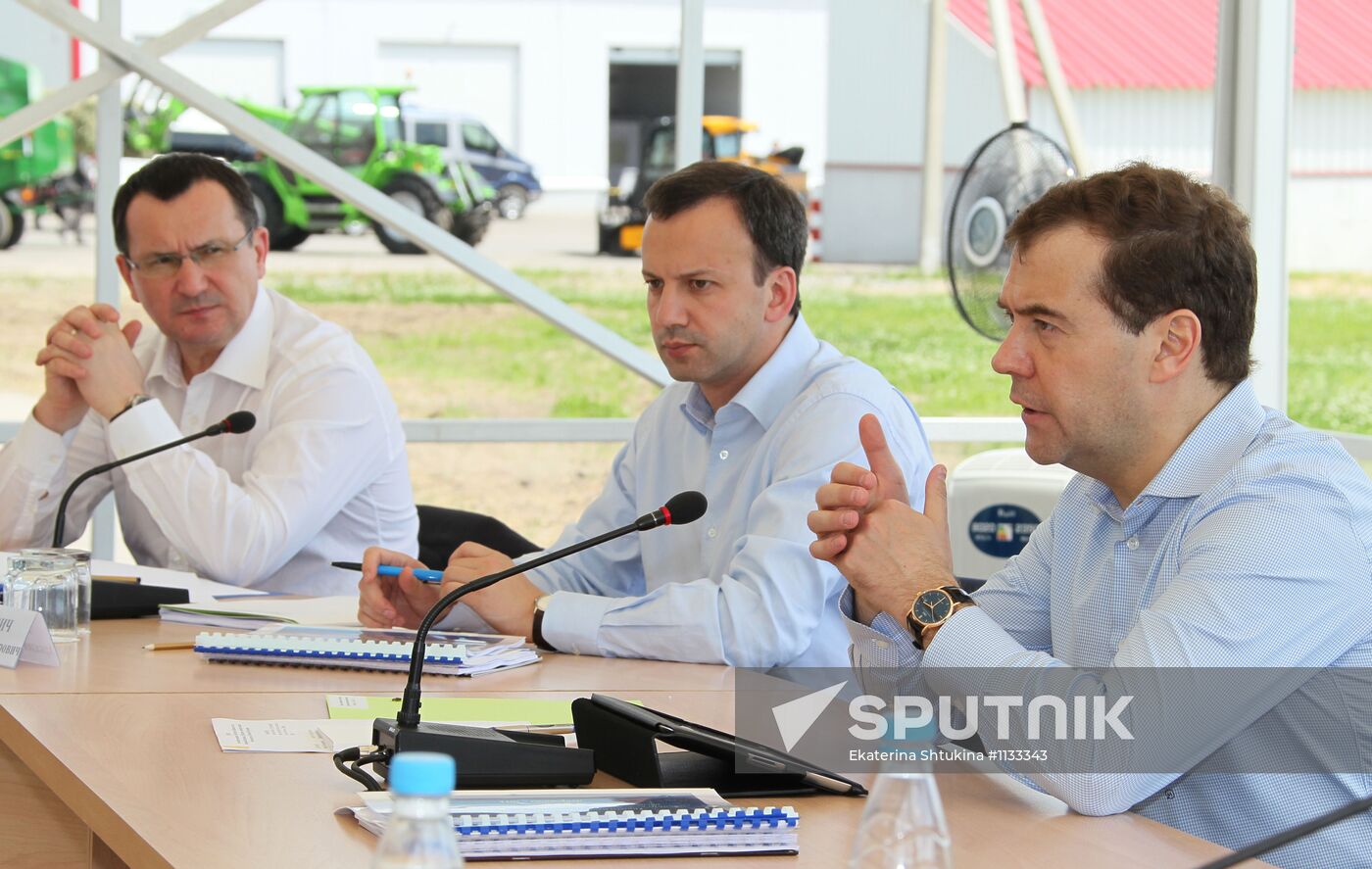 Dmitry Medvedev's working trip to Bryansk Region