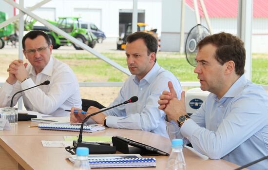 Dmitry Medvedev's working trip to Bryansk Region