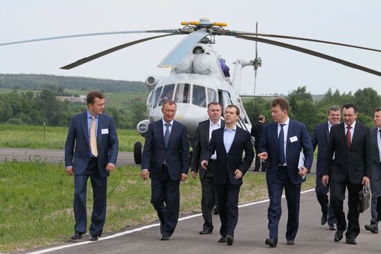 Dmitry Medvedev's working visit to Bryansk Region