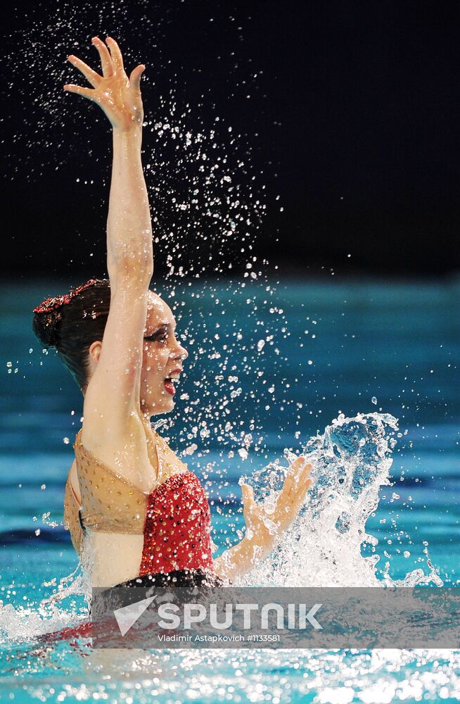 Synchronized Swimming European Championship. First day
