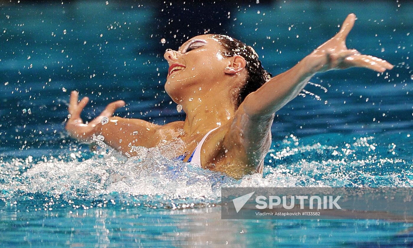 Synchronized Swimming European Championship. First day