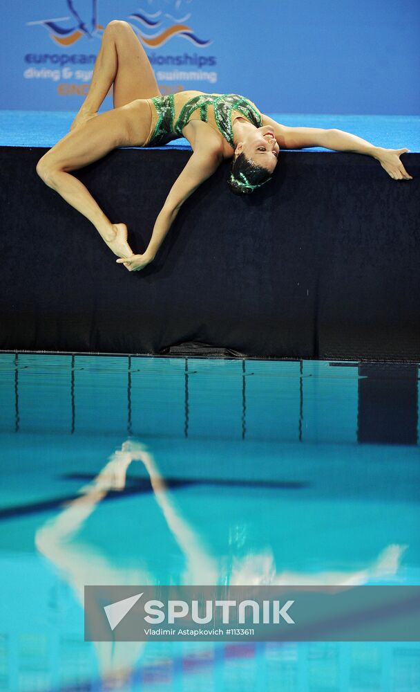 Synchronized Swimming European Championship. First day