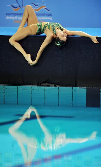 Synchronized Swimming European Championship. First day