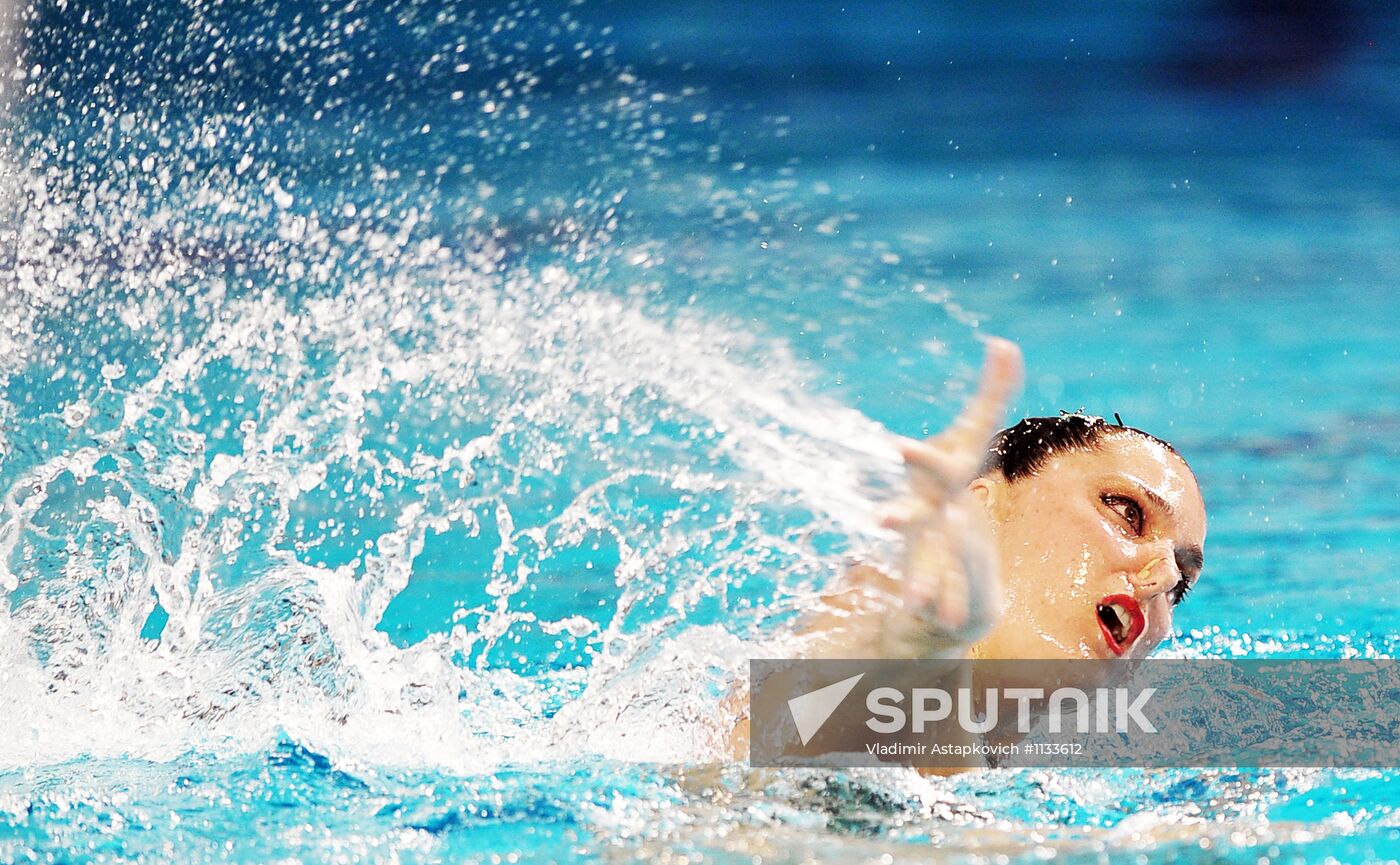 Synchronized Swimming European Championship. First day