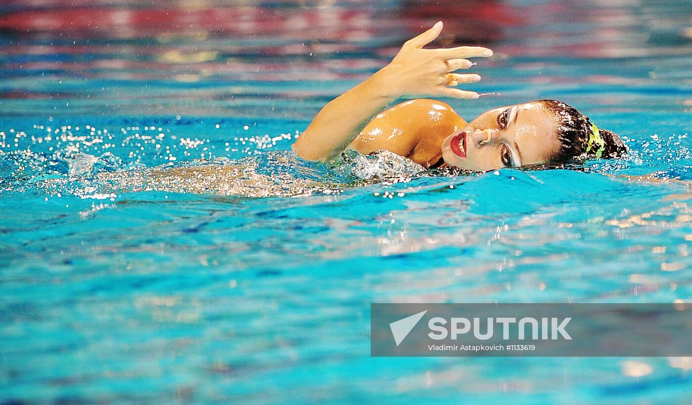 Synchronized Swimming European Championship. First day