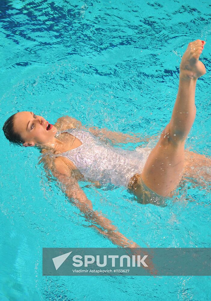 Synchronized Swimming European Championship. First day