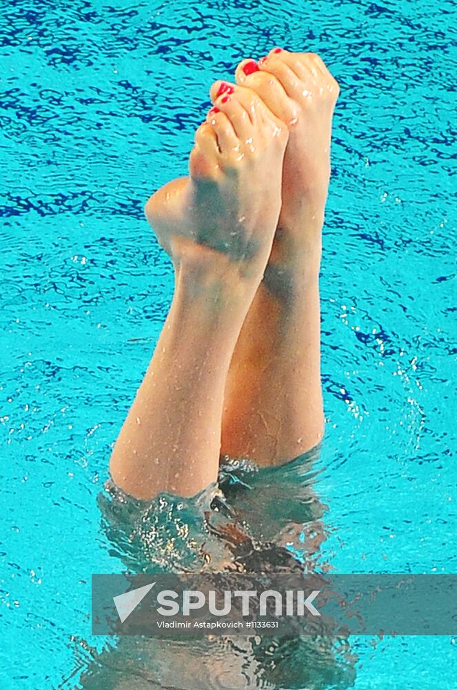 Synchronized Swimming European Championship. First day