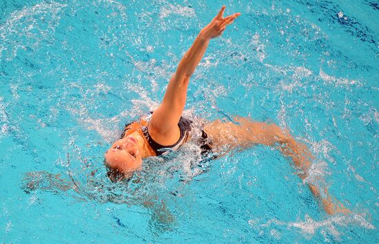 Synchronized Swimming European Championship. First day