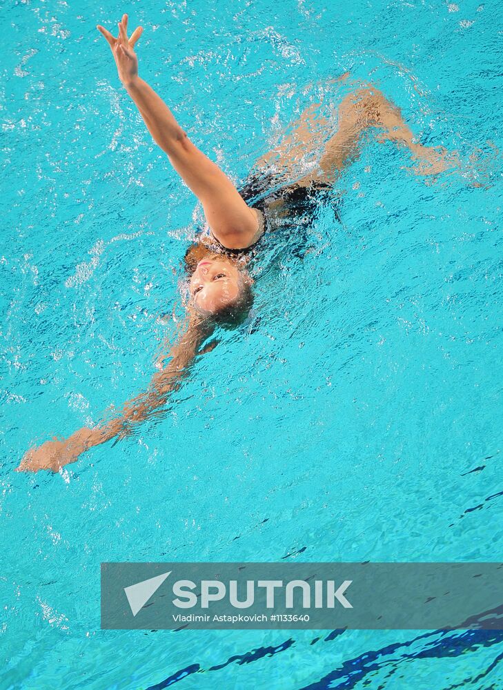 Synchronized Swimming European Championship. First day