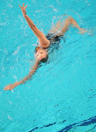 Synchronized Swimming European Championship. First day