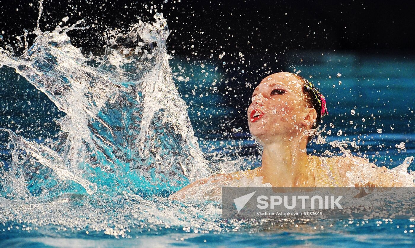 Synchronized Swimming European Championship. First day