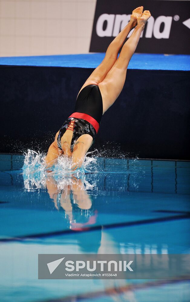 Synchronized Swimming European Championship. First day