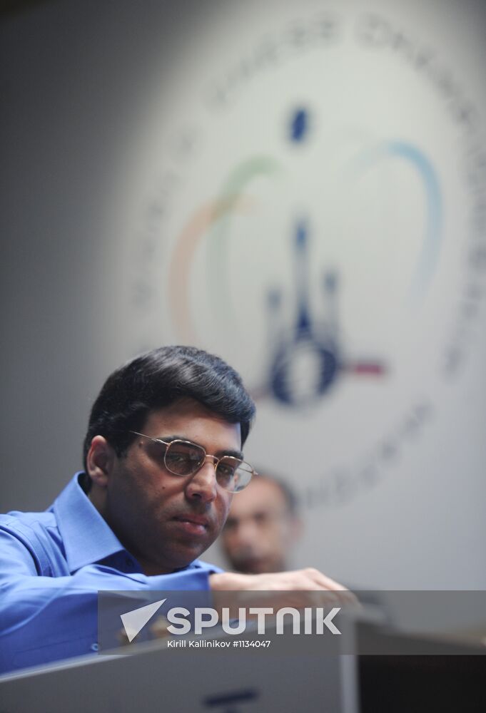World Chess Championship 2012 match. Day Nine