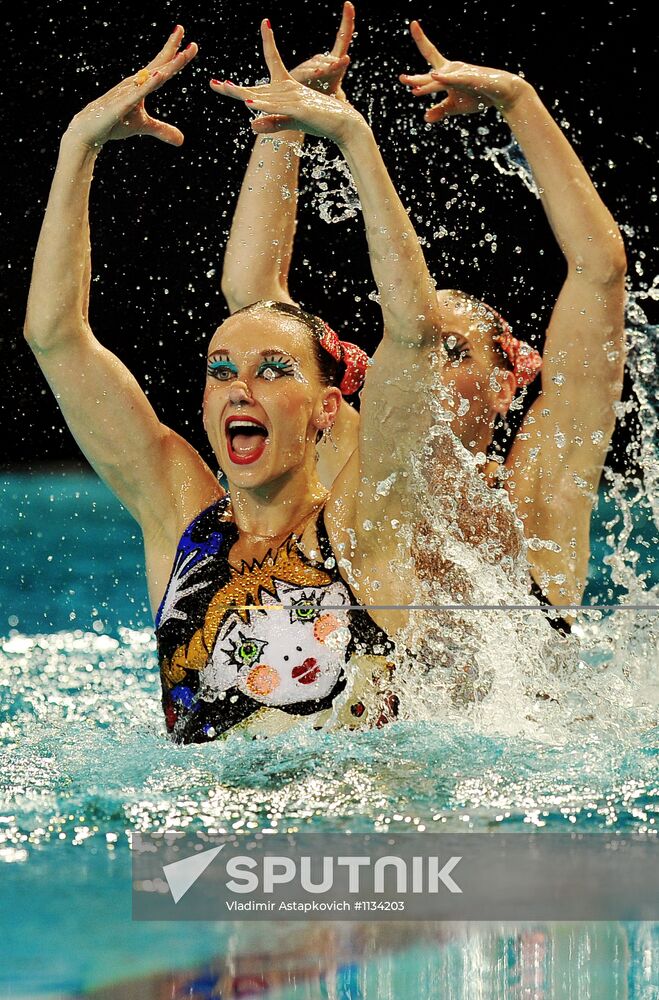 European Synchronized Swimming Championships. Day One