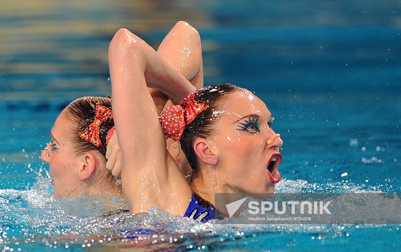 European Synchronized Swimming Championships. Day One