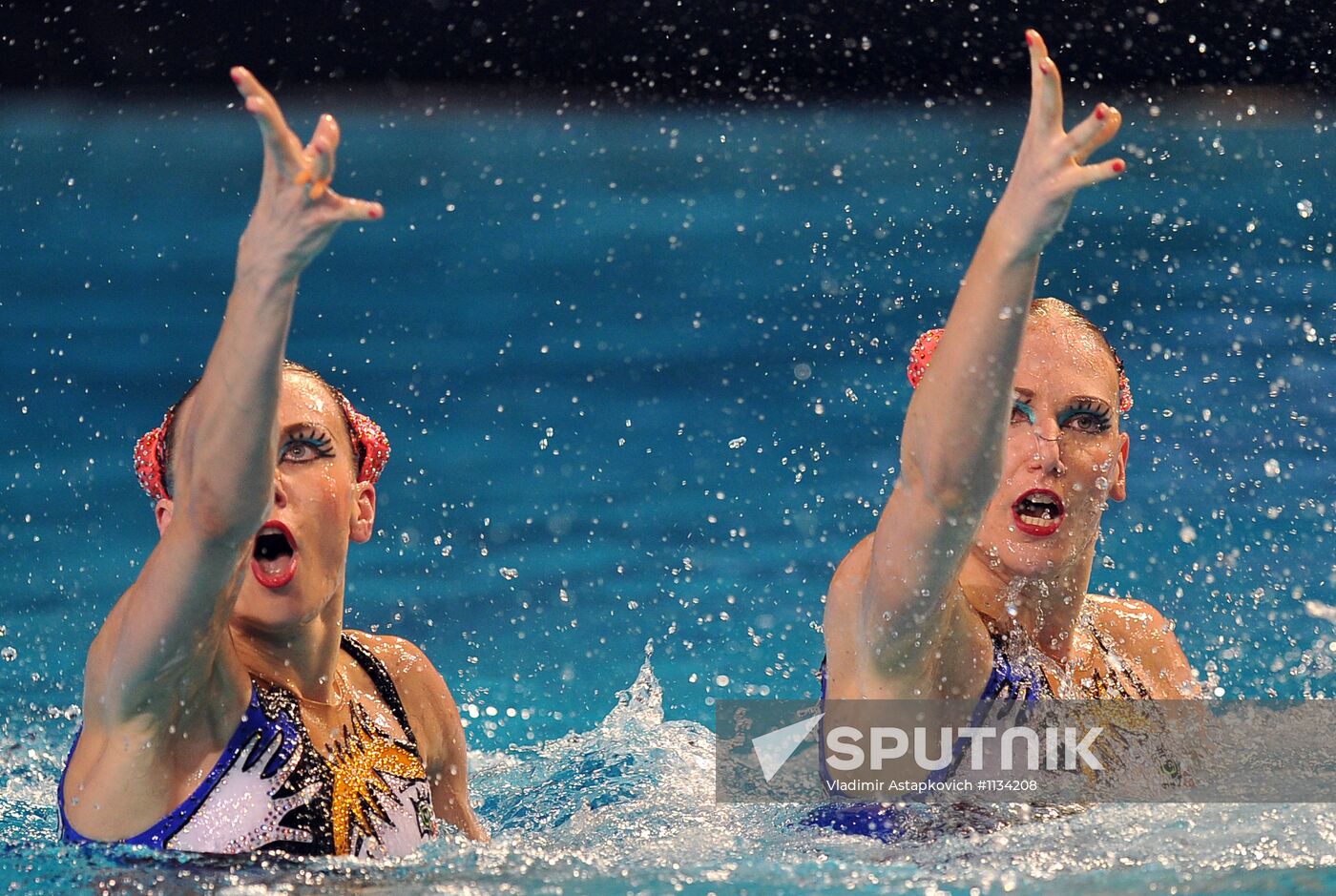 European Synchronized Swimming Championships. Day One