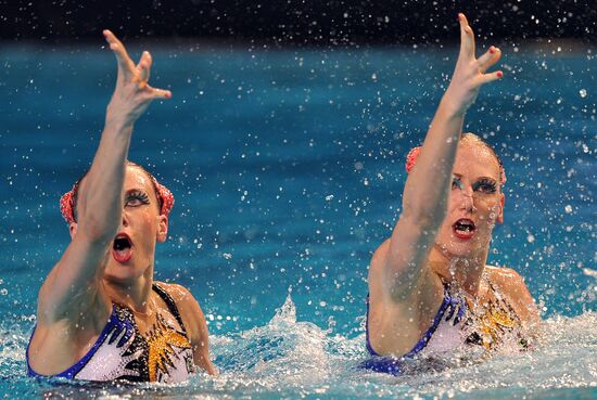 European Synchronized Swimming Championships. Day One