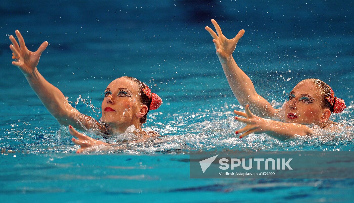 European Synchronized Swimming Championships. Day One