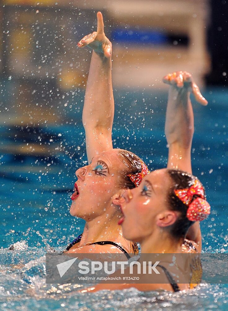 European Synchronized Swimming Championships. Day One