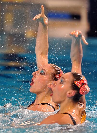 European Synchronized Swimming Championships. Day One