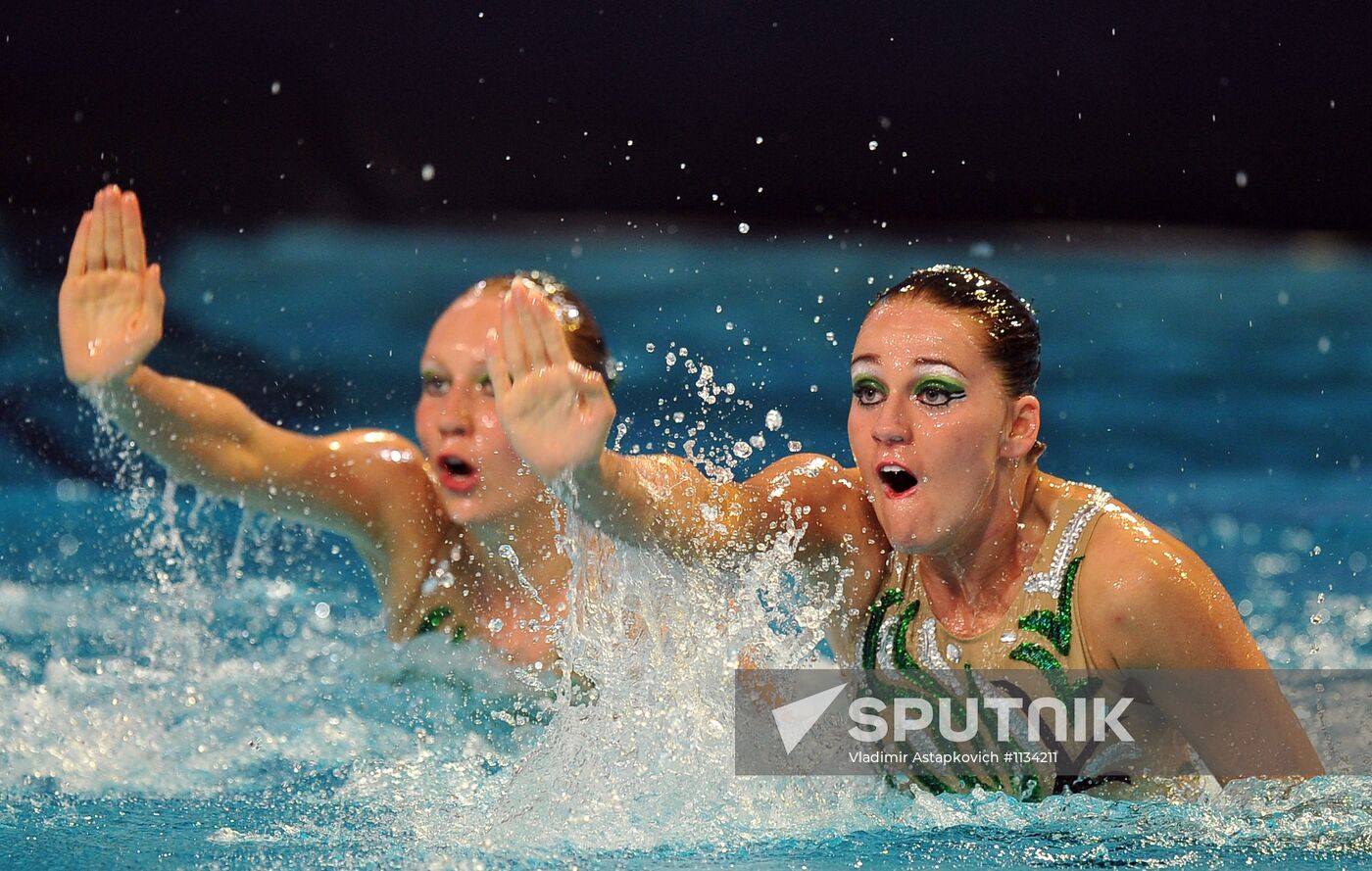 European Synchronized Swimming Championships. Day One