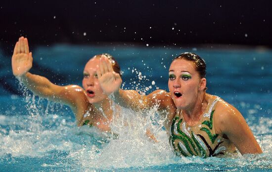 European Synchronized Swimming Championships. Day One