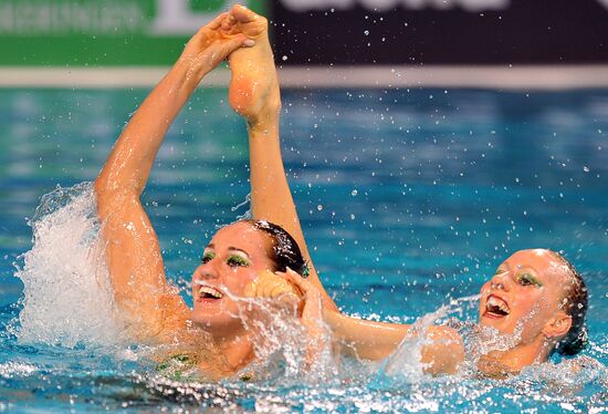 European Synchronized Swimming Championships. Day One