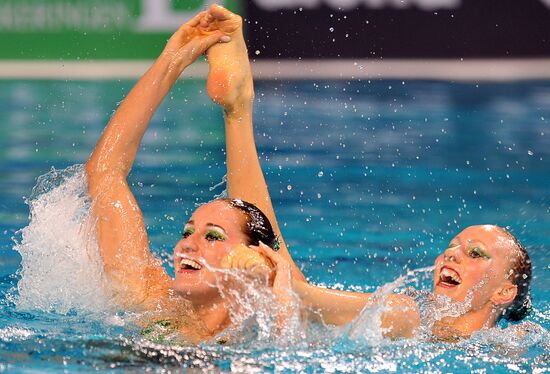 European Synchronized Swimming Championships. Day One