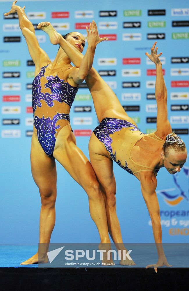 European Synchronized Swimming Championships. Day One