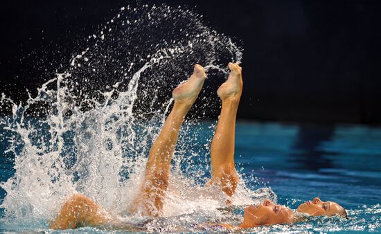 European Synchronized Swimming Championships. Day One
