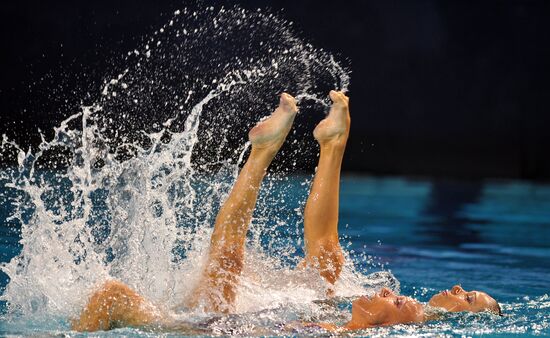 European Synchronized Swimming Championships. Day One