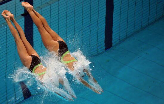European Synchronized Swimming Championships. Day One