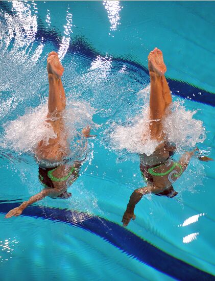 European Synchronized Swimming Championships. Day One