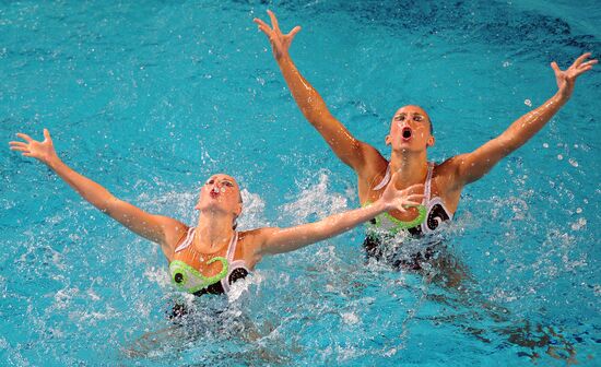 European Synchronized Swimming Championships. Day One
