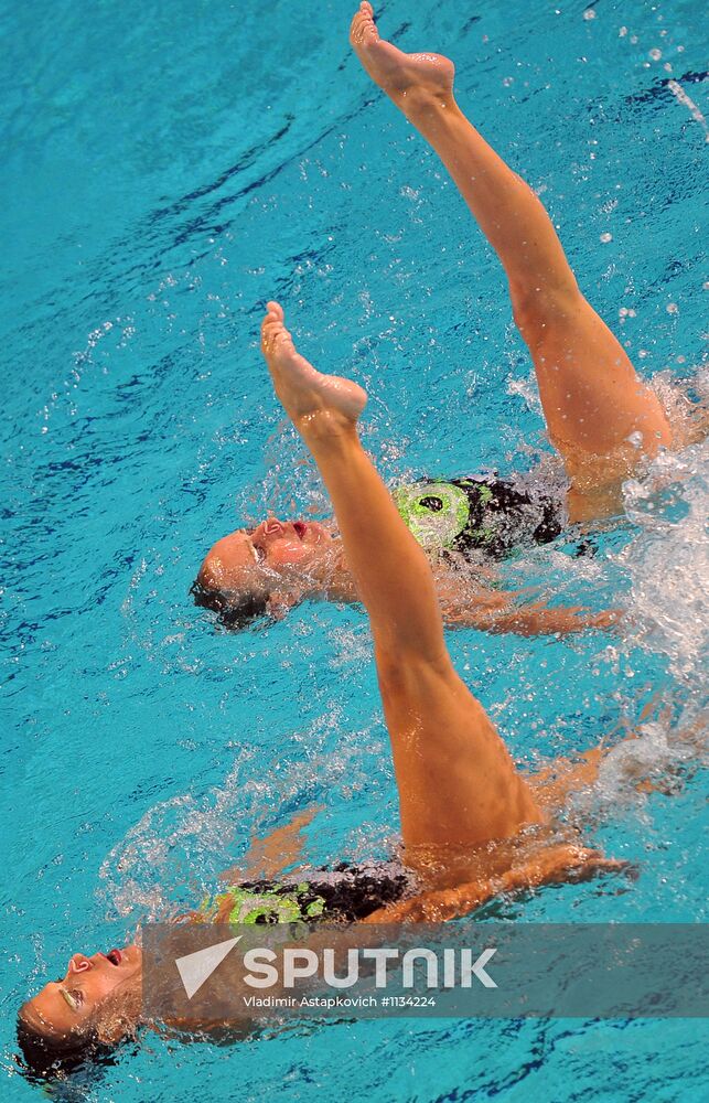 European Synchronized Swimming Championships. Day One